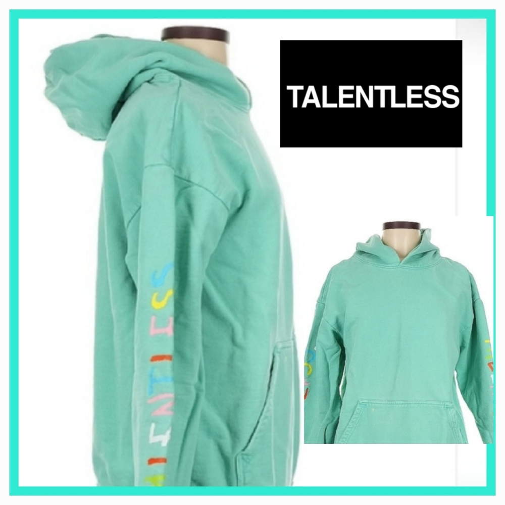 TALENTLESS Green Hoodie M